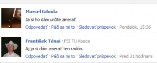Obrázok vloženého komentára na web stránke